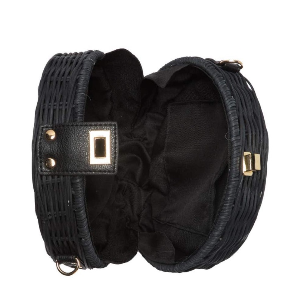 Urban Expressions Rattan Circular tote NEW!!! - Picture 5 of 6
